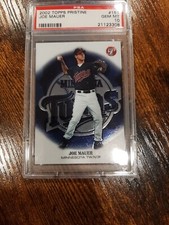 2002 Topps Pristine - #151 Joe Mauer (RC) PSA 10 Gem Mint!