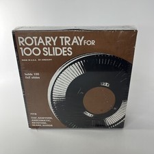 Vintage Rotary Tray For 100 Slides, New Sealed, by Airequipt Made In USA