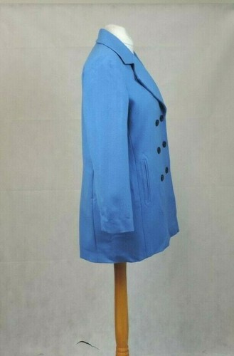 Pure Collection Cashmere Blend Peacoat True Blue Size 20 Uk Rrp £249 LN140 FF 07 - Picture 4 of 7