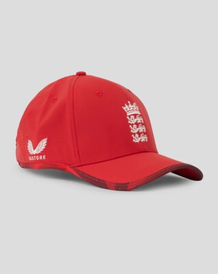 2025/26 Castore England Cricket T20 Cap Pompeian Red / Poppy Red
