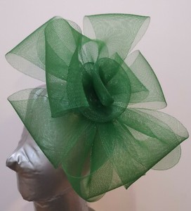 dark green wedding hat