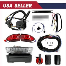 For Club Car Precedent Street Legal Ultimate Kit 12Volt LED Head & TailLight Kit