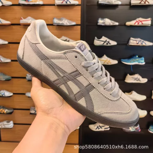 Tokuten Onitsuka Tiger México 66 Unisex Tenis Gris Hombre Mujer Zapatos - Imagen 3 de 6