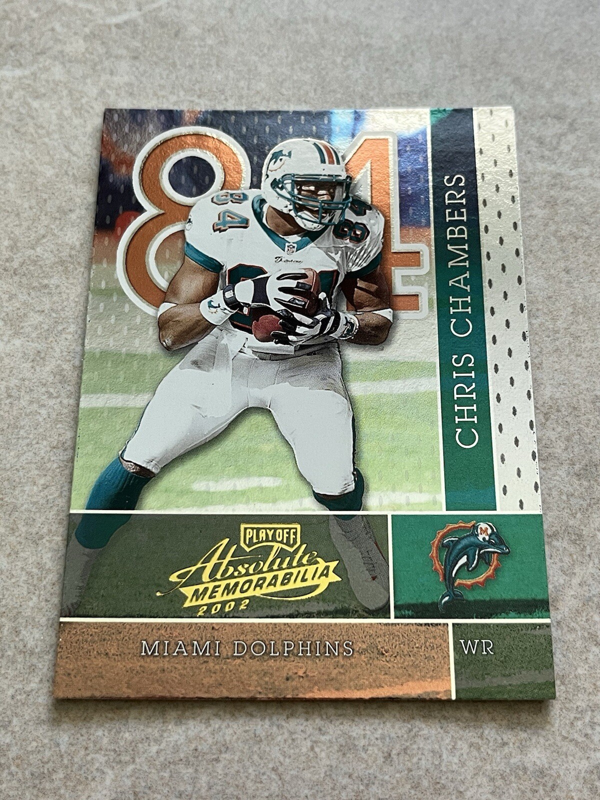 2002 Playoff Absolute Memorabilia #21 Chris Chambers NFL Miami Dolphins
