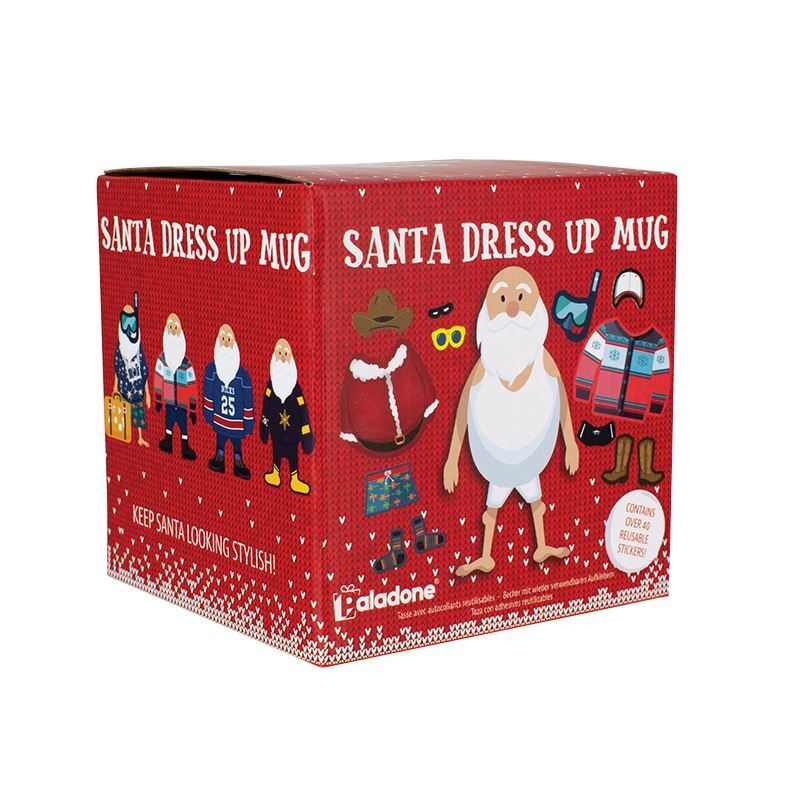 Santa Dress Up Mug Novelty Tea Coffee Cup