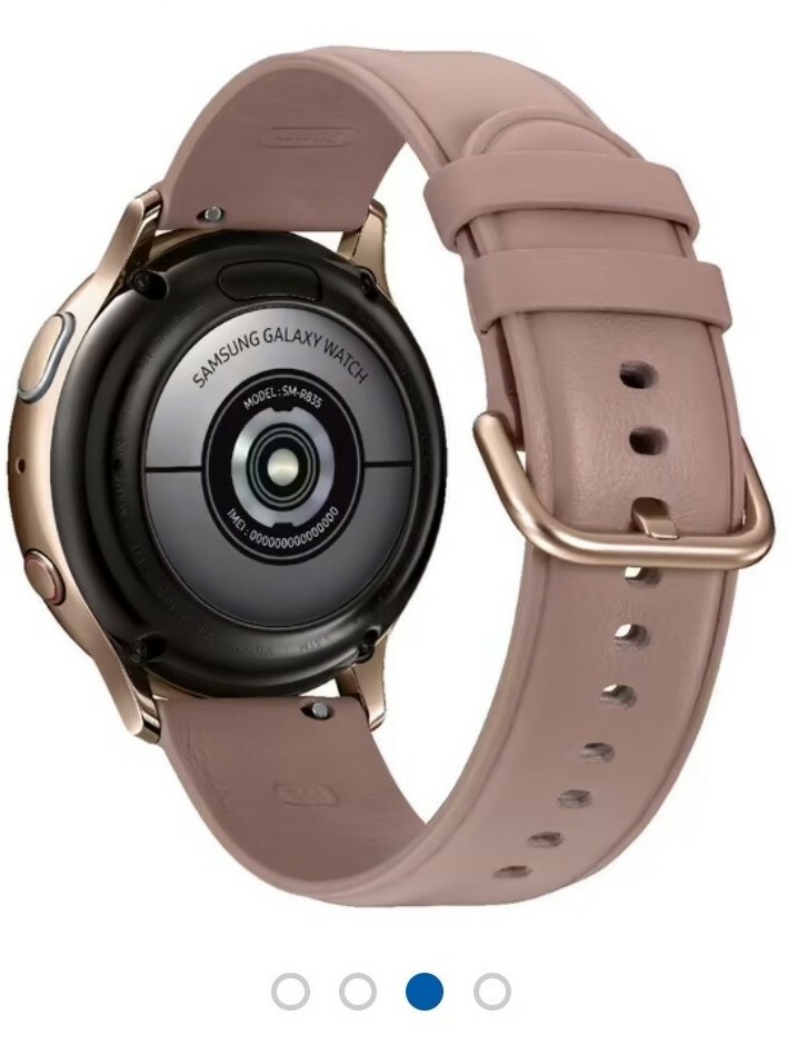 Samsung Galaxy Watch Active 2 40mm Rose Gold-Tone Stainless Steel Case with  Pink Leather Strap Smartwatch (LTE) (SM-R835FSDAXSA) for sale online | eBay
