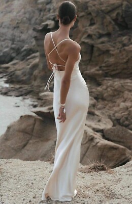 shona joy ruched backless slip dress 90s Betsey Johnson Velvet Gown | M-L main image 0