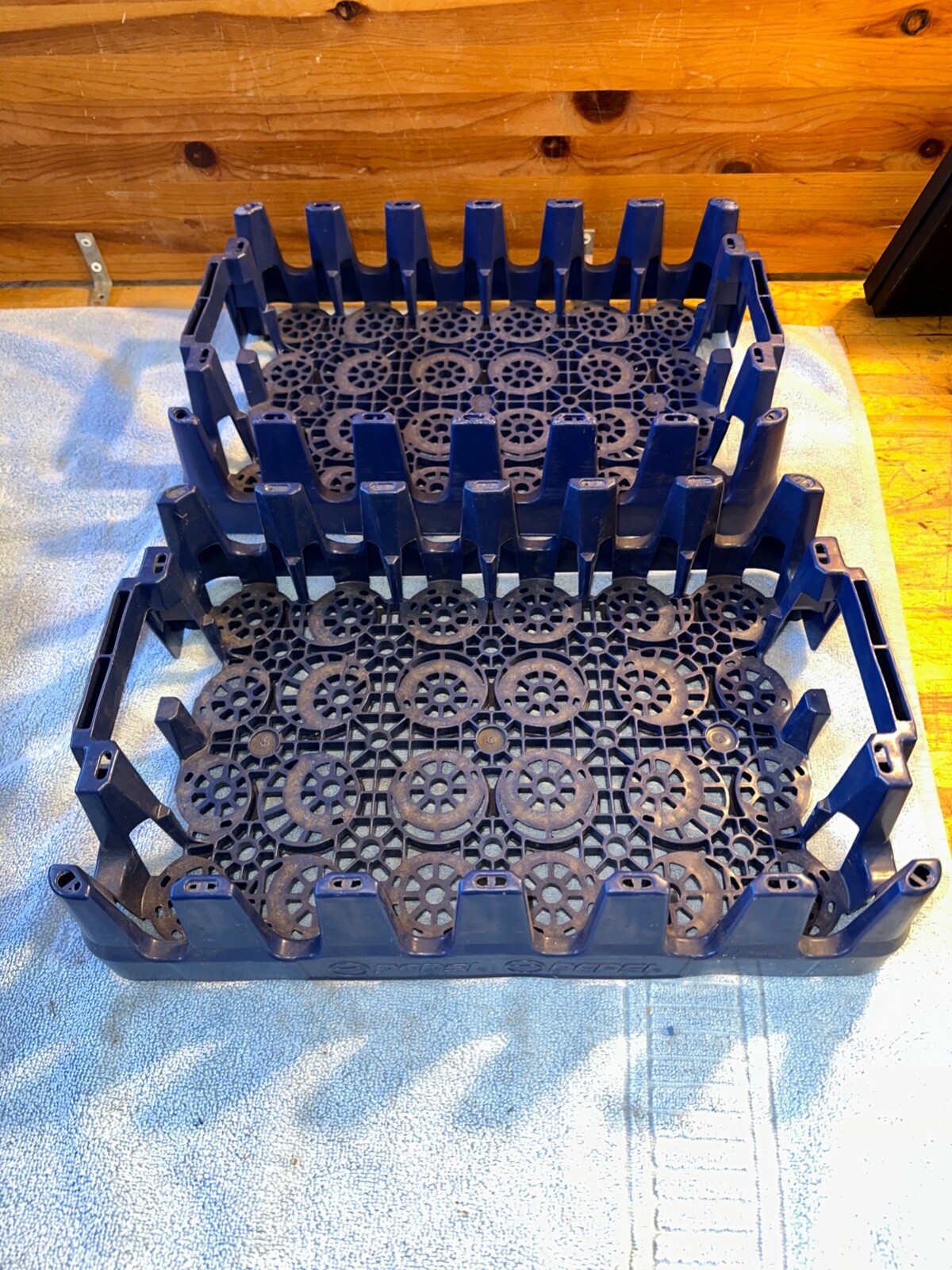 Lot of 2 Rehrig Pacific 24 Bottle Plastic Pepsi Crates