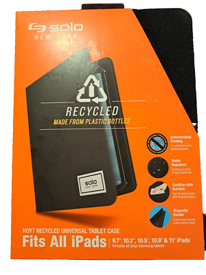 Solo New York Hoyt Recycled Universal Tablet Case NEW IN PACKAGE