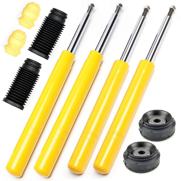 4X TA Sport-StoßDÄMpfer GAS Vorne Hinten + Domlager VA + Staubschutz - Audi 80-image
