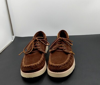 SEBAGO Docksides Portland Rough Out Shoes Dark Brown Men’s H Boat Shoe  - Main Image