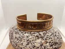 JAI MATA DI DURGA MAA BRACELET WRIST BAND ASHTA DHATU YOGA MEDITATION PRAY Text