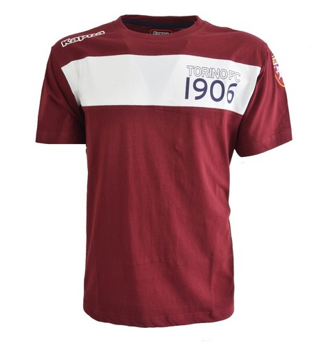 T-SHIRT Toro Ufficiale Kappa Uomo granata rossa maglia manica corta  girocollo | eBay