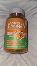 Magnesium Glycinate 1000mg Sugar Free Gummies D3 B6 CoQ10 90 Ct Exp 05/27