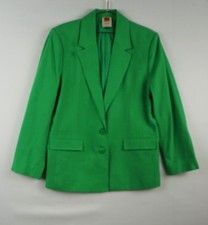 NWT Women's Bright Green Oversized Blazer Sz Med
