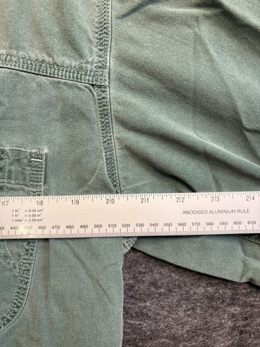 Levi’s Green Stretchy Denim Button Up Pockets Light M Cotton Comfortable Work - Picture 12 of 15