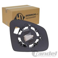 Diederichs Spiegelglas Links Passend FüR Renault Twingo Smart Forfour Fortwo