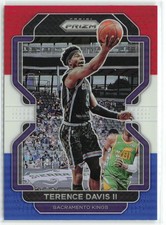 Terence Davis II 2021-22 Panini Prizm Red White Blue Sacramento Kings #139