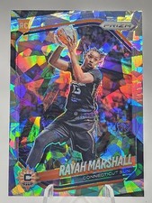 2025 Panini Prizm WNBA Rayah Marshall (RC) #47 Cracked Ice Prizm Sun