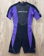 Body Glove Crush Women Spring Suit Size 9 5 6 -5 9 Nylon Wetsuit Black Purple