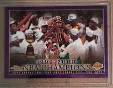 Topps Chrome NBA Champions Los Angeles Lakers Insert Card #85 O'Neal Bryant