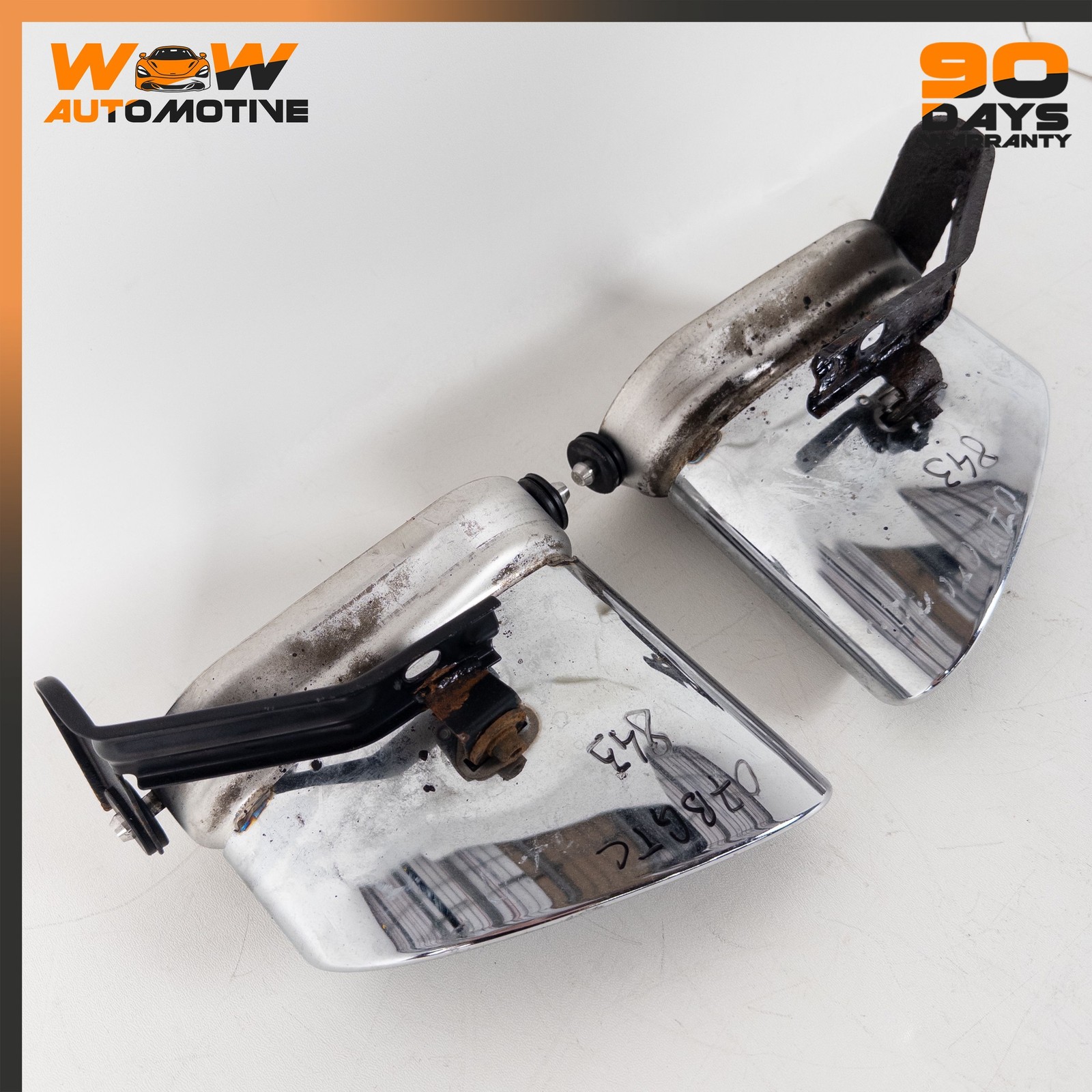 04-13 BENTLEY CONTINENTAL GTC FLYING SPUR REAR LEFT RIGHT EXHAUST TIPS SET OEM