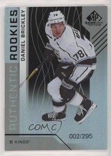 2018 Upper Deck SP Game Used Authentic Rookies Rainbow 2/295 Daniel Brickley z6b