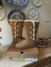 UGG Australia Women’s Chestnut Bailey Button Triplet Boots