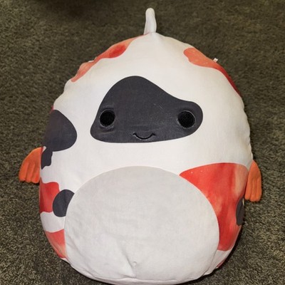 Squishmallow 8'' Dandii Koi Fish Tri-Color AUTHENTIC Kellytoy Soft Plush gift toy