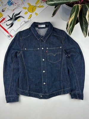 Vintage Levi's Engineered Jeans Denim Jacket 2000s USA Style Size S Blue