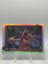 2025–26 Topps Flagship Basketball #253 - Allen Iverson - Rainbow Foil - 76ers
