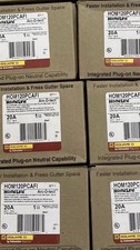 Square D Homeline 1 Pole 20A 120VAC Mini Circuit Breaker - HOM120PCAFI
