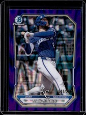 2026 Bowman Blake Mitchell Chrome Prospects Purple RayWave Refractor #/250
