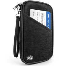 Passport Holder Family RFID Travel Document Organizer for Waterproof Passport...