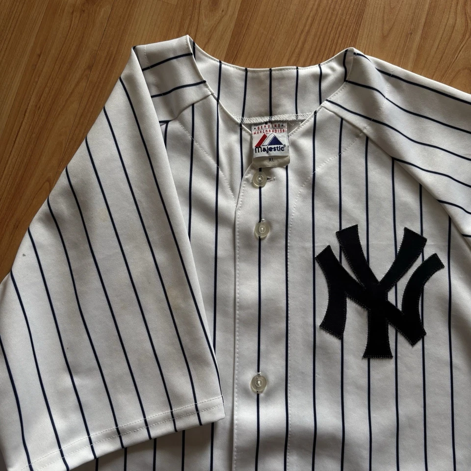 Camiseta Majestuosa Vintage Años 90 New York Yankees Alex Rodríguez #13 ¡Talla XL! USA Foto 4 de 4