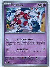 Mr. Mime 63/162 Temporal Forces Common Near Mint Pokemon