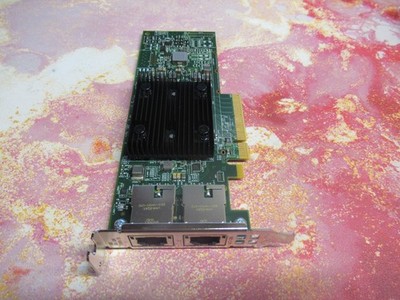 Dell Broadcom 0NC5VD Dual Port 10G RJ-45 Network Adapter Card Low Profile