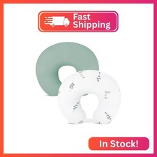 Wimist Nursing Pillow Covers 2 Pack, Muslin Nursing Cover for Breastfeeding Pill