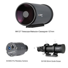 SVBONY MK127 Telescope OTA  SV305C Pro Planetary Camera  SV106 Guide Scope Set