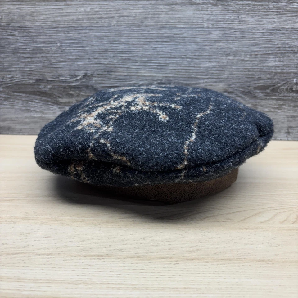 TweeTops Sombrero Boina Ajustado Mujer Gris Medio Negro Forrado Vellón Imitación Gamuza Banda Foto 3 de 4