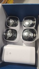 eufy Security eufyCam S330 4-Camera Kit 4K Solar Wireless HomeBase 3 Open Box