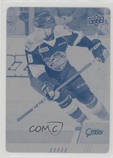 2017-18 Upper Deck CHL Printing Plate Cyan 1/1 Jordan Sambrook #32 0c3