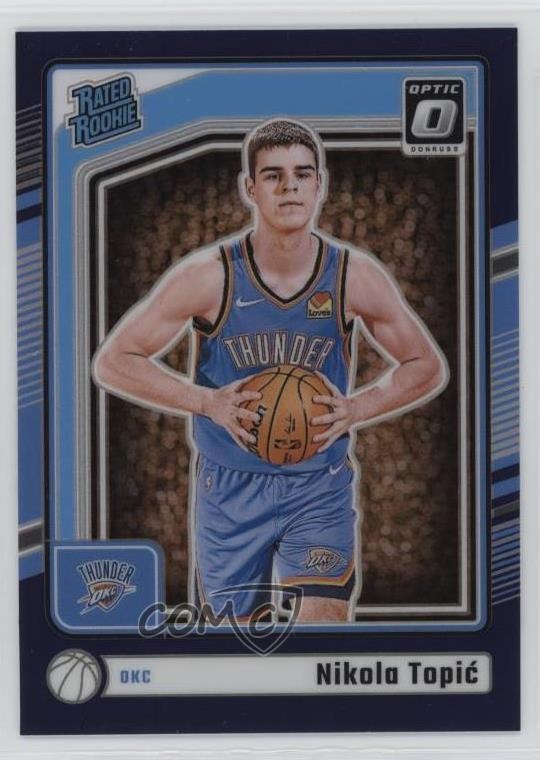 2024-25 Panini Donruss Optic Rated Rookie Purple Prizm Nikola Topic #278 15j1