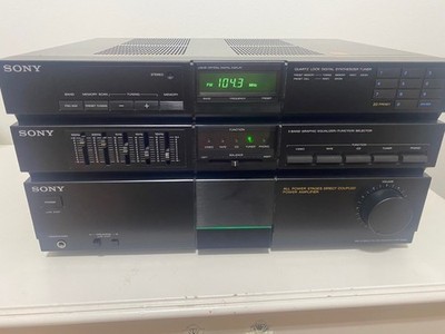 SONY MOD STR-S255 STEREO RECEIVER TESTED AND WORKING 80 WATTS/CH EQUALIZER