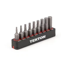 1/4 In. Hex Bit Set with Rail (5/64 In. to 1/4 In.)