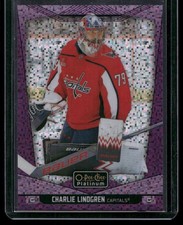 2024-25 O-Pee-Chee Platinum #167 Charlie Lindgren Violet Pixels #/299