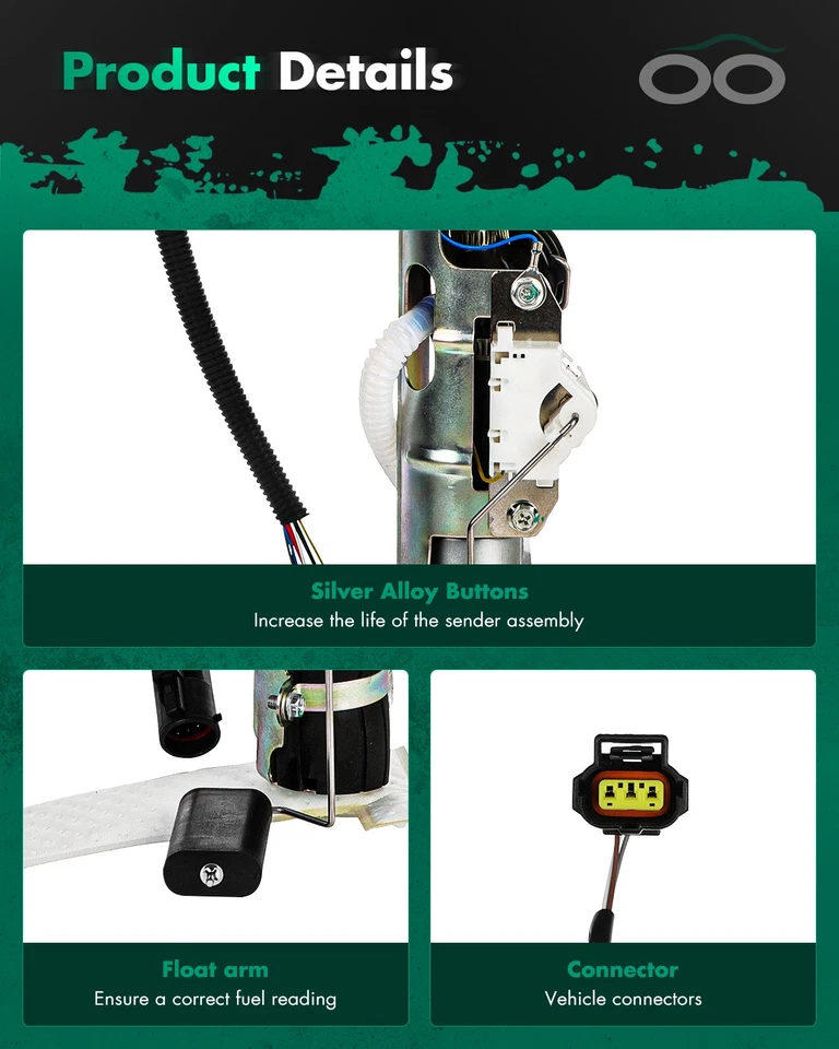 Conjunto de bomba de combustible para Ford Explorer 2001 Explorer Sport Trac E2296S 1999-2001 Foto 3 de 4