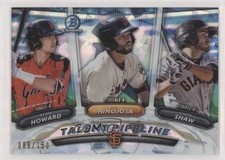 2018 Bowman Talent Pipeline Atomic Refractor 88/150 Chris Shaw CJ Hinojosa 0a2