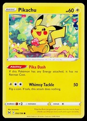 Pikachu 052/196 Lost Origin Reverse Holo