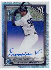 2024 Bowman Chrome Francisco Vilorio Auto HTA Choice Refractor 1st #57/150